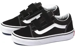 Vans Kids Unisex Old Skool V Shoes&comma;&lpar; Size 10 Color &lpar;6BT&rpar; Black&sol; White &rpar;