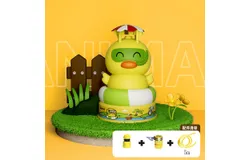 Flying water spray shower animal water toy summer rotating bathroom sprinkler watering household children&apos;s toys-&lbrack;Little duck sprinkler&rsqb; - &lpar;with interface &plus; faucet &plus; 5 meters water pipe&rpar;