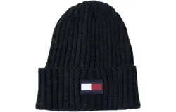 Tommy Hilfiger Men&apos;s Fleece Big Flag Beanie Hat In Navy