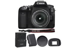 Canon EOS 90D 32&period;5MP Digital SLR Camera &lpar;Refurbished&rpar; &plus; Canon EF-S 18-55mm f&sol;3&period;5-5&period;6 IS STM Lens