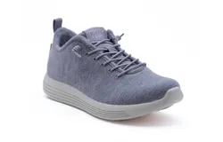Woolloomooloo Women&apos;s Cheviot Sneaker In Grey Merino Wool