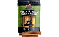 All Natural 4-5" Bully Sticks for Small & Medium Dogs Healthy Long Lasting Chews Variety Party Pack 100% Beef Single Ingredient Low Odor Rawhide Free Bag, 12oz