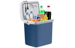 Ivation 25L Electric Cooler & Warmer Portable Car Fridge with Handle for Camping