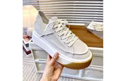 AUGGA Women&apos;s Ez Duzzit Lace Sneakers Size 35