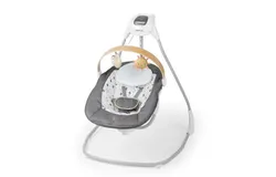 SimpleComfort Compact Soothing Swing&comma; Rotating Toy Bar&comma; Rotating Seat&comma; 6 Speeds&comma; for Ages 0-9 Months&comma; Up to 20 Pounds Parker