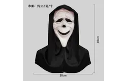 Scary Mask Costume Accessory-Style G -squint