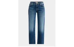 Mother Mid Rise Rambler Zip Ankle Fray Whats Your Sign In Whats Your Sign