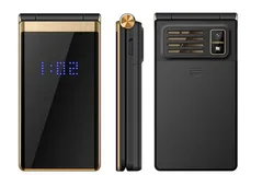 Flip Phone for Seniors with Dual Screens&comma; Button Function&comma; and Features for Students