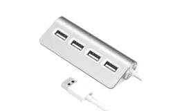 4-port USB hub USB-A aluminium expansion docking station USB2&period;0 multi interface hub hub splitter laptop extender