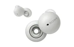 Sony LinkBuds Truly Wireless Earbud Headphones with an Open-Ring Design for Ambient Sounds and Alexa Built-in&comma; Bluetooth Ear Buds Compatible with iPhone and Android&comma; White