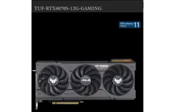 TUF GAMING GeForce RTX 4070 SUPER 12GB GDDR6X graphics card&comma; DLSS 3&comma; low temperature&comma; high reliability