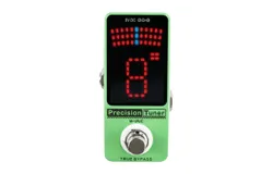M-VAVE Precision Tuner Pedal LED Display with True Bypass for Chromatic Guitar Bass