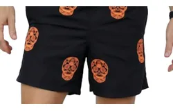 Bain De Mer Skull Allover Swimwear In Black