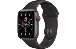 Apple Watch SE &lpar;1st Gen&rpar; 40mm &lpar;GPS &plus; Cellular&rpar; Space Gray Aluminum w&sol; Black Sport Band - Good Refurbished
