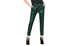 Reiko Women Faustine Trouser In Shiny Green