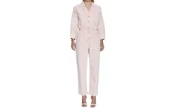 Pistola Tanner Longsleeve Field Jumpsuit In Pink