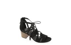 Elie Tahari Women&apos;s Burano Tasseled Black Suede Sandals