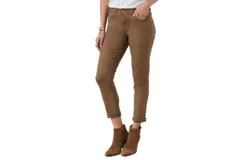 Democracy Ginger Snap Ankle Skimmer Pants In Brown