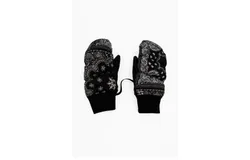 P&period;e&period; Nation Women&apos;s Snow Glove In Black Bandana Print