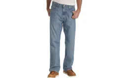 Levi&apos;s 569 Loose Straight Jeans In Washed Blue