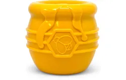 Honey Pot &bsol;u2013 Durable Dog Treat Dispenser & Enrichment Toy Made in USA from Non-Toxic&comma; Pet Safe&comma; Food Safe Natural Rubber Material for Mental Stimulation&comma; Problem Chewing&comma; Calming Nerves&comma; & More