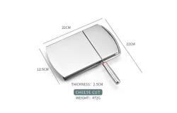 Fasol Cheese Slicer&comma; Stainless Steel Butter Slicer&comma; Food Slicer - For dicing different foods like cheese and butter