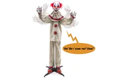 Scary Harry The Motion Activated Animatronic Killer Clown