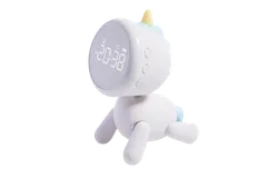 Kid Alarm Clock LED Night Light with  Digital Display 6 Ring Songs Snooze Options Timer Count Up&sol;Down Function Time   Management Tool Cute Animal Sleep Trainer for Learning Testing Cooking