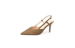 High Heels&sol;Letters&sol;Front Bag&sol;Sandals&sol;Profession&sol;Temperament&sol;Bag Heel&sol;Pu&sol;Sexy&sol;Solid Color
