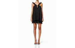 Elliatt Drama Dress In Black