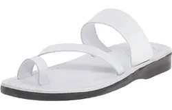 Jerusalem Sandals Zohar Slide Sandal In White