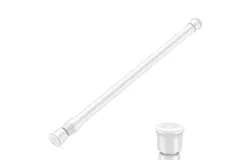 2-Piece Spring Tension Curtain Rod - 28 to 48-Inch Adjustable Tension Rods