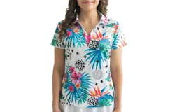 Yatta Golf Women&apos;s Golf Polo In Birdies Of Paradise