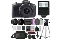 Canon EOS R100 Mirrorless Camera with RF-S 18-45 Lens Professional Accessory Kit