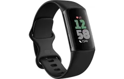 Fitness Tracker with Google apps&comma; Heart Rate on Exercise Equipment&comma; 6-Months Premium Membership Included&comma; GPS&comma; Health Tools and More&comma; Obsidian&sol;Black&comma; One Size &lpar;S & L Bands Included&rpar;