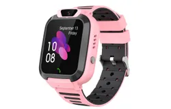 Kids Smart Watch Puzzle Games HD Touch Screen Webcam Music Player Pedometer Alarm Clock Calculator Flashlight Kid&apos;s Watch Gift for 4-12 Years Old&lpar;Pink&rpar;