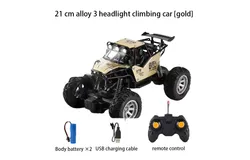 Xue Zhishan Toy Car 21cm Alloy 3 Headlight Climbing Car &lbrack;Gold&rsqb;