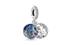 Charm Pandora Colgante Doble Olaf De Nieve De Frozen Disney 799638C01 &vert; Edición Limitada Disney &vert; Joyería De Lujo Para Mujer &vert; Ideal Para Regalo Elegante &vert; Compatible Con Charms Pandora