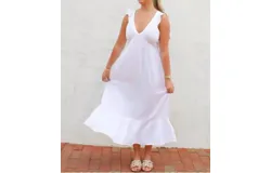Starkx Fufu Dress In White