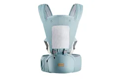 Baby & Toddler Carriers，Baby Carrier with Hip Seat&comma; Breathable cotton，Blue