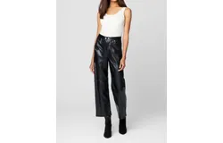 Blanknyc The Baxter In Track Record Pant High Rise Wide Leg In Track Record