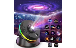 &lbrack;6th Gen Upgraded&rsqb; Planetarium Galaxy Projector&comma; 13 in 1 Star Light Projector Starry Sleep Night Light-Black
