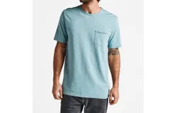 Roark Well Worn Mid-Weight Organic Tee In Stone Blue