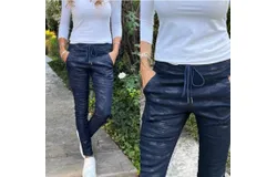 Bevy Flog Shely Pant In Navy