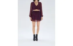 Minkpink Ines Tiered Mini Skirt In Multi