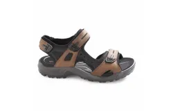 Ecco Men&apos;s Yucatan Offroad Sandals In Bison&comma;black&comma;black