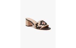 Maliparmi Leather Sandal In Black&sol;beige