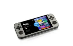 RG552 Handheld Android System Game Console High Speed EMMC 5&period;1 and 16G&plus;64G Linux System Built-in 6400 mAh Battery with 5&period;36in Touch Screen Maximum Load 5A Charging Cable 1&period;5 Hours Full &lpar;Gray&rpar; NEW