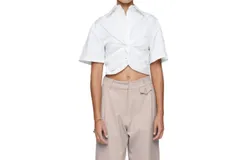 Anna Quan Abby Shirt In Swan