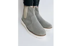 Miami Shoe Chelsea Sneaker Bootie In Grey